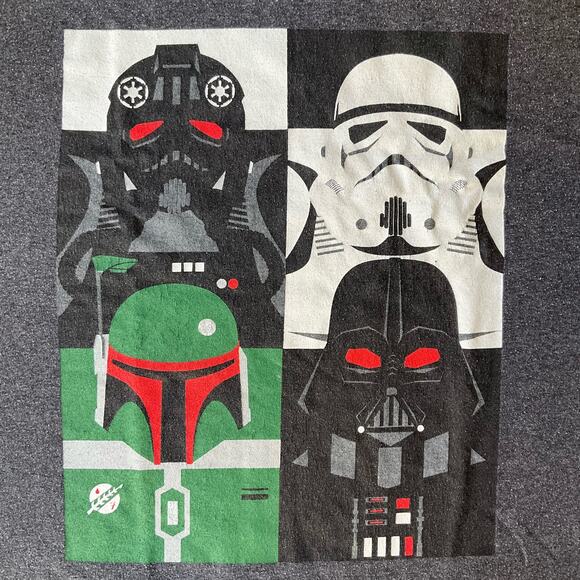 Star Wars Men’s Short Sleeve T-shirt size L, Gray , Cool Graphic - Picture 6 of 7